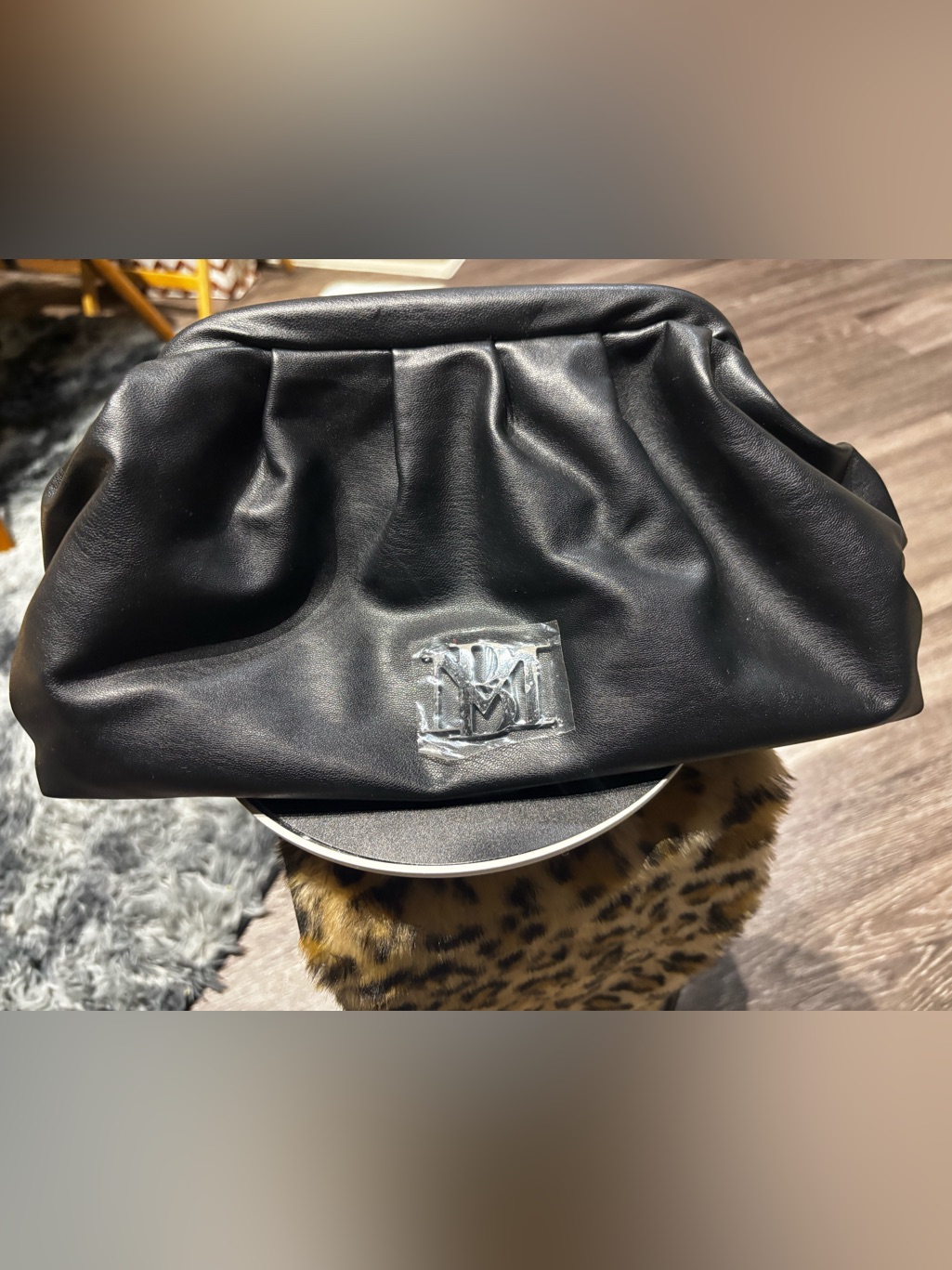 Badgley Mischka Wrapped Frame Clutch New With Tags